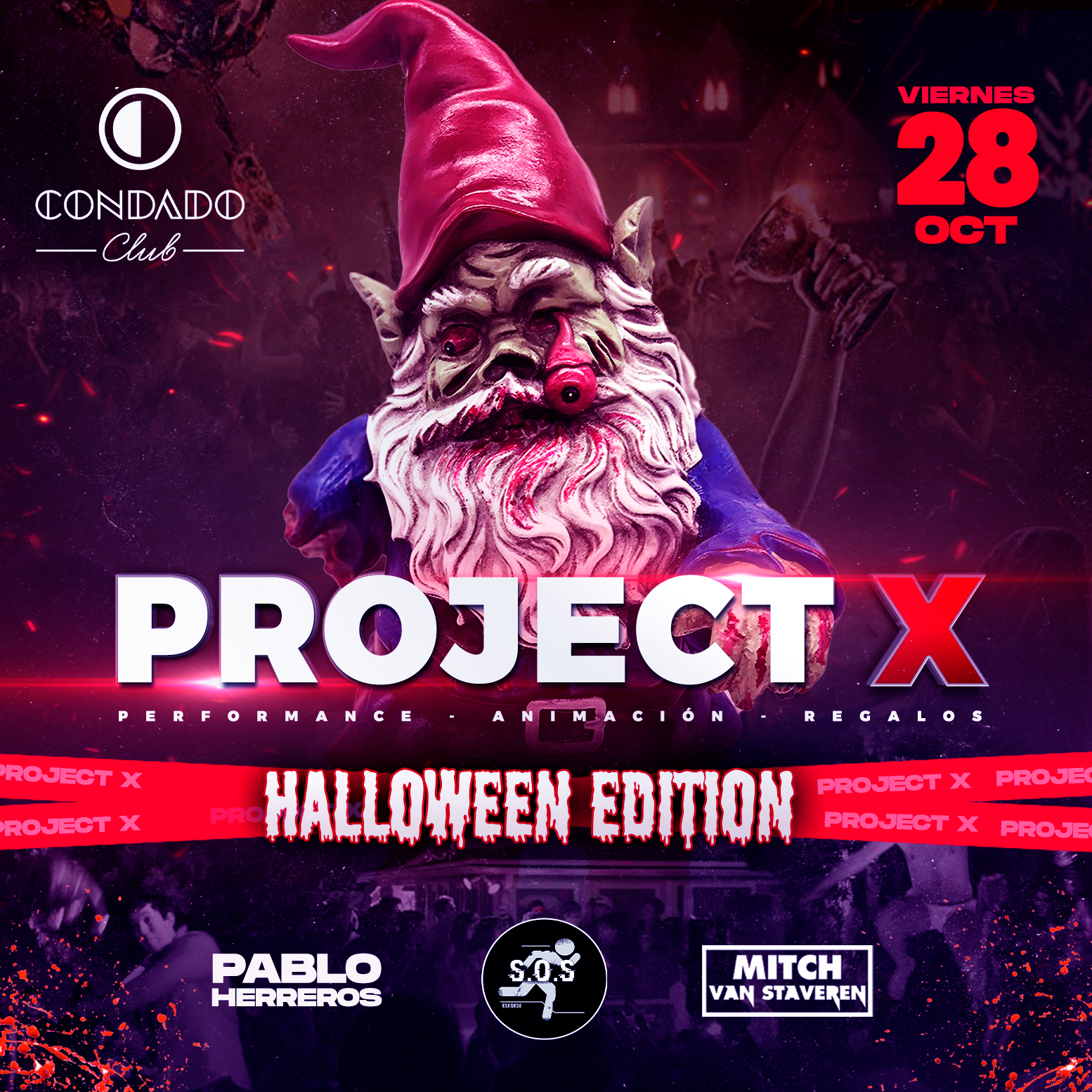 PROJECT X Halloween Edition Condado Club